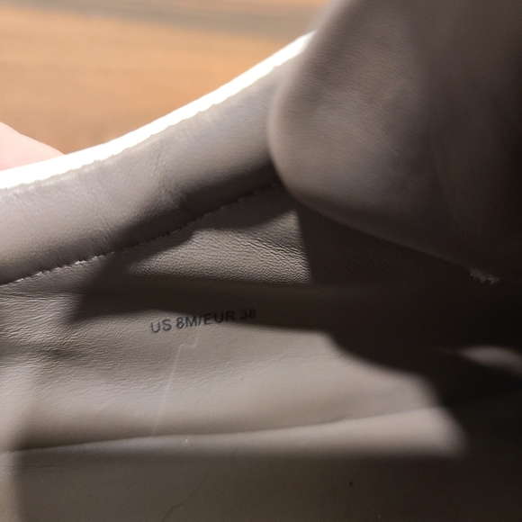 Vince Caden Colorblock White & Gray Leather Sneakers - Picture 13 of 13